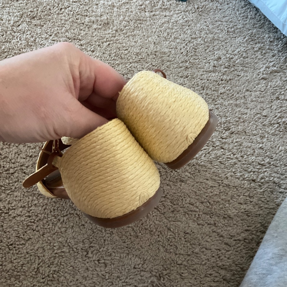 STAUD Catharine raffia and leather sandals - Picture 5 of 7